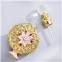 LXIOZFJE Bouteille de Parfum, Bouteille de Vaporisateur Bouteilles de Parfum Vintage de 10ml, Couvercle en Cristal décoratif Rec
