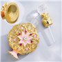 LXIOZFJE Bouteille de Parfum, Bouteille de Vaporisateur Bouteilles de Parfum Vintage de 10ml, Couvercle en Cristal décoratif Rec