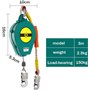 shengyi-Antichute a Rappel Automatique,3-20m,Harnais de Securite Anti Chute Professionnel pour Toiture et D’échafaudage,Ligne de