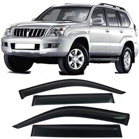 LHyyY Déflecteur de vitre latérale de Voiture pour Land Cruiser Prado 120 Fj120 2003-2020