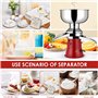 JIADUOFU Séparateur De Crème électrique 50l/h/Machine D'extraction De Centrifugeuse De Cuisine pour Transformer Le Lait Cru Ou E