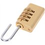 Cadenas à Code de Verrouillage à Combinaison, Cadenas, Mini Numéro à 4 Chiffres en Laiton Cadenas à Code de Mot de Passe Cadenas