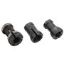 Mandrin de Fraiseuse,Akozon 3 Pièces 6mm 6.35mm 8mm Collet Mandrin Affleureuse,Mandrin de Fraise à Bois,Pince de Serrage Defonce