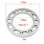 Entretoises de Roue,Élargisseur de Voie 4 pièces entretoise de roue de voiture 6X139.7 5X139.7 universel 6mm en alliage d'alumin