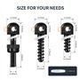 GUGULUZA Kit de Montage pour Sangle de Fusil Carabine, 2.54 cm Rapide Détachez Pivotante et jeu de vis, Sling Swivel Mount Kit