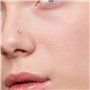 Liuxn 10 Pièces Bague de Nez Boucle de Nez Piercing Nasal Courbé Nose Stud L Piercing Bijoux, 20 Jauge