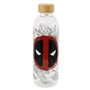 Stor Marvel - Grande Bouteille en Verre réutilisable et transportable Deadpool - Transparent