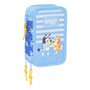 Pochette à crayons triple Bluey Let's play Bleu 12