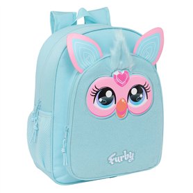 Cartable Furby Bleu ciel 32 x 38 x 12 cm