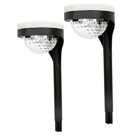 AKTIVE 61558 - Lot de 2 Balises Solaires d'Extérieur