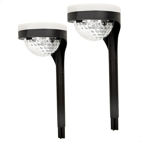 AKTIVE 61558 - Lot de 2 Balises Solaires d'Extérieur