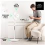 Taurus Greco 16CR Pure Ventilateur sur Pied 45W Oscillation Inclinaison Manuelle 3 Pales de 40cm 3 Vitesses Hauteur Réglable Fon