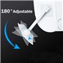 JANGZIIA Bouclier De Climatiseur,Baffle DéFlecteur D'Air Froid RéTractable Vent Shield Pare-Brise Pare-Vent Mural Anti-Direct So