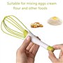 BETOY Fouet Manuel, 2 Pièces Plastique Fouet Manuel Fouet à Main pour Œufs Cuisine de Cuisson Multifonctionnel Pliable Mélangeur