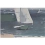 Cadre Home ESPRIT méditerranéen 100 x 4 x 70 cm (2 Unités)
