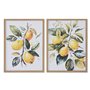 Cadre Home ESPRIT Jaune Blanc Vert Citron méditerranéen 30 x 1