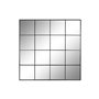 Miroir mural Home ESPRIT Noir Fenêtre 122 x 2 x 122 cm