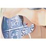 Cadre Home ESPRIT Bleu Marron Vert Beige Tropical chica 80 x 3,5 x 120 cm (2 Unités)