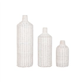 Ensemble de 3 Vases Home ESPRIT Métal Naturel 25 x 25 x 80 cm (3 Pièces) Ensemble de 3 Vases Home ESPRIT Métal Naturel 25 x 25 x 80 cm (3 Pièces)