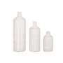 Ensemble de 3 Vases Home ESPRIT Métal Naturel 25 x 25 x 80 cm (3 Pièces)