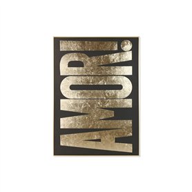 Cadre Home ESPRIT Noir Doré 103 x 4