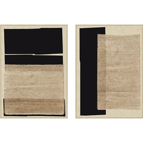Cadre Home ESPRIT Marron Noir Moderne 103 x 4