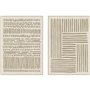 Cadre Home ESPRIT Blanc Beige Urbaine 103 x 4