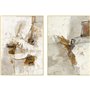 Cadre Home ESPRIT Blanc Doré Abstrait Moderne 103 x 4