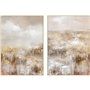 Cadre Home ESPRIT Doré Rose clair Abstrait 103 x 4