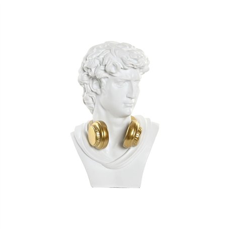 Figurine Décorative Home ESPRIT Blanc Doré Buste 19