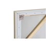 Cadre Home ESPRIT Beige Gris Abstrait Moderne 100 x 3,5 x 100 cm (2 Unités)