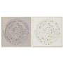 Cadre Home ESPRIT Beige Gris Moderne Cercles 100 x 3