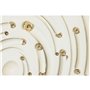 Cadre Home ESPRIT Beige Gris Moderne Cercles 100 x 3,5 x 100 cm (2 Unités)