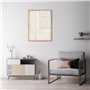 Cadre Home ESPRIT Blanc Naturel Moderne Scandinave 75 x 3,8 x 100 cm (2 Unités)