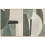 Cadre Home ESPRIT Vert Gris Moderne Scandinave 80 x 3