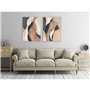 Cadre Home ESPRIT Marron Beige Abstrait Urbaine 60 x 2,8 x 80 cm (2 Unités)
