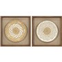 Cadre Home ESPRIT Blanc Beige Boho 35 x 3