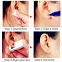Lot de 6 pistolets jetables pour piercings d’oreilles avec clous d'oreille -Sans douleur - Kit de piercing d'oreilles pour fille