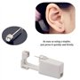 Lot de 6 pistolets jetables pour piercings d’oreilles avec clous d'oreille -Sans douleur - Kit de piercing d'oreilles pour fille