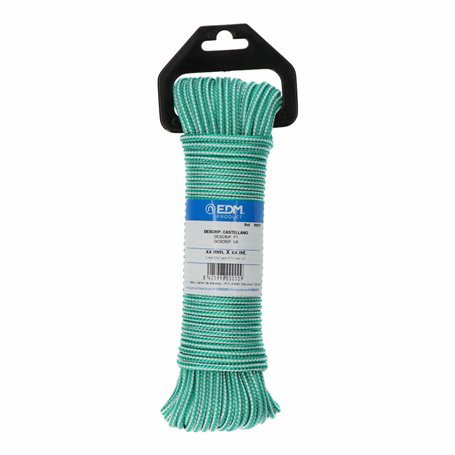 Cordon EDM 87912 Blanc Vert polypropylène 4