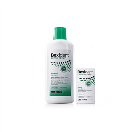 BEXIDENT Fresh Breath Colutorio 500ML + Spay Uso Diario 15ML