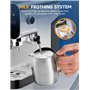 Aigostar Barista - Machine à café Expresso et Cappuccino, Compatible avec capsules et café moulu, 20 Bars, Écran Tactile Digital