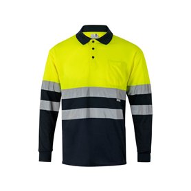 Bilan 175 Polo haute visibilité à manches longues