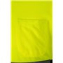 Bilan 175 Polo haute visibilité à manches longues, Bleu Marine et Jaune Fluo, XXL
