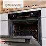 Grille de ventilation pour four/induction – Idéale pour la ventilation des fumées, vapeurs ou gaz – Dimensions 600 x 32 mm – Gri