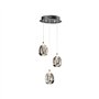 Wellindal Lampe chromée Rocio Ø25 3Led