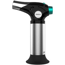 Cecotec Chalumeaux de cuisine Polka Flame-Cook 1000 Steel. Atteint 1300ºC