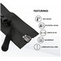 DOJA Barcelona | Fermeture Impermeable Noir | Pack 1 | Fermeture Eclair Etanche Nº7 | Longueur 85cm | Nylon | Curseur Fermeture 