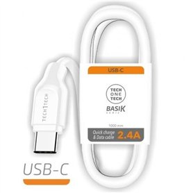 Câble Lightning Tech One Tech Blanc