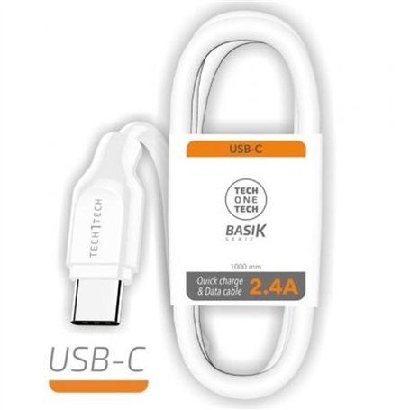 Câble Lightning Tech One Tech Blanc